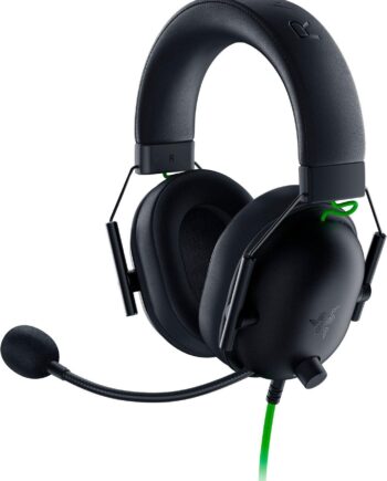 Razer   Blackshark V2     Kablet Esports Gaming Headset Med     Surround Sound  Sort Grøn