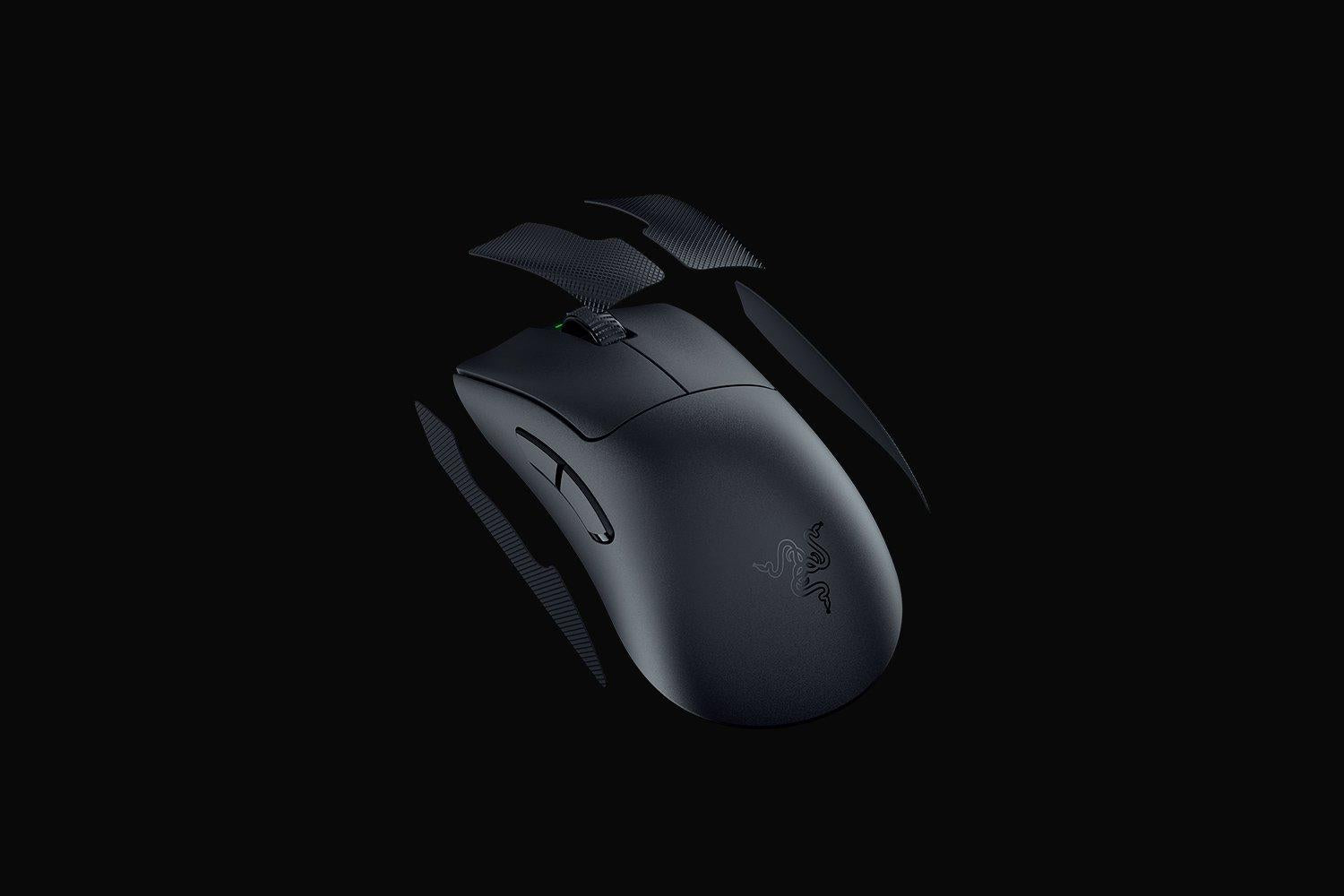 Razer Deathadder V3 Pro Wireless Ultralet Gamingmus Med 30k Optisk Sensor Sort