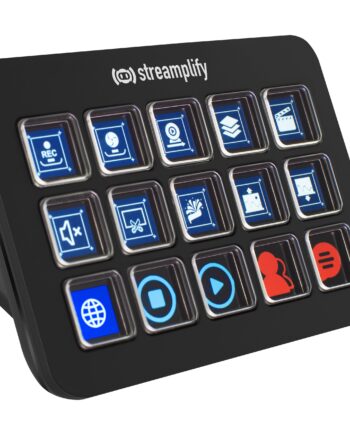 Streamplify Streaming Deck  15 Lcd Knapper Sort