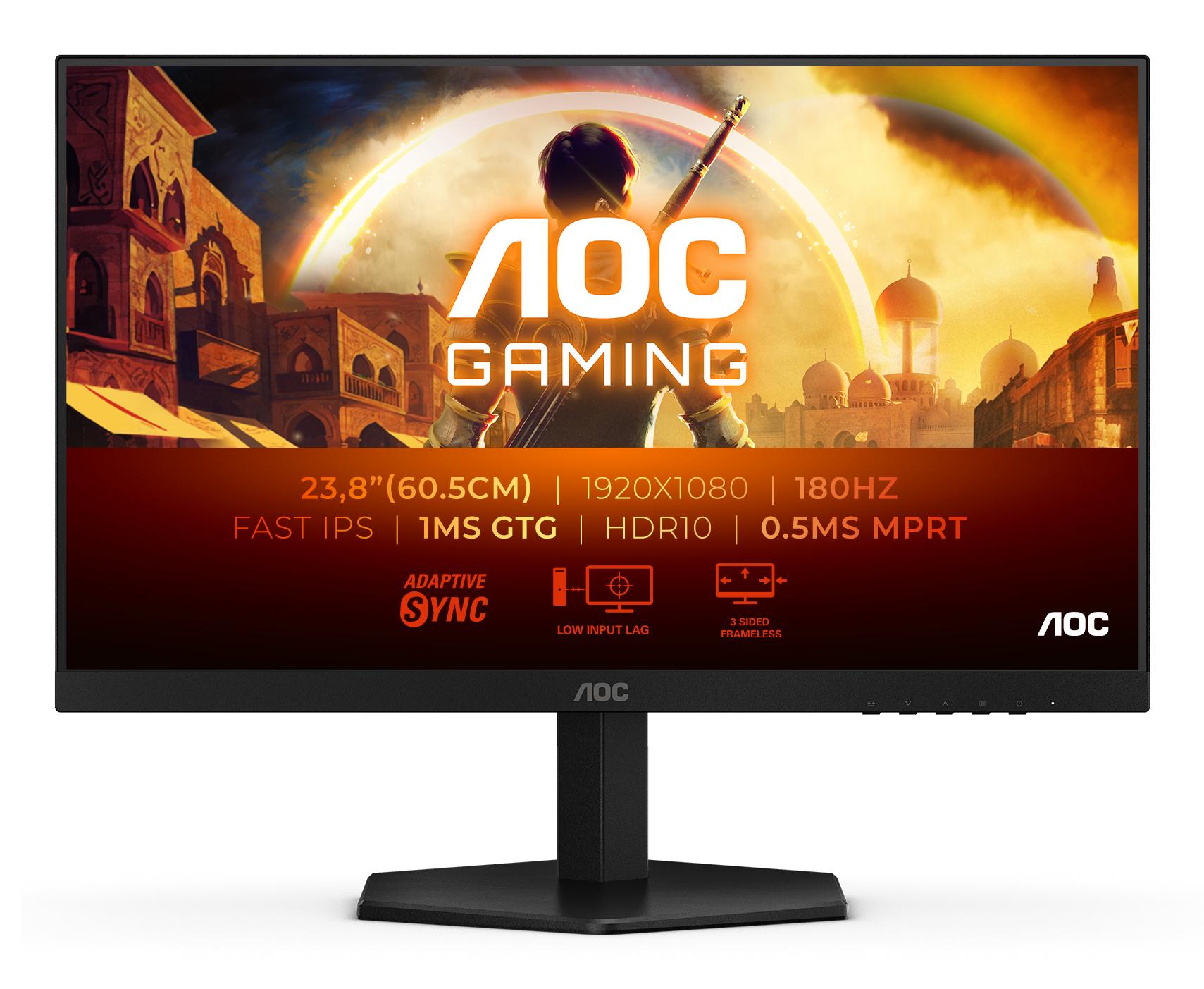Aoc 24g42e 23 8â  1920x1080 16:  300 Cd Mâ   Ms Hdmi  Displayport  Headphone Out