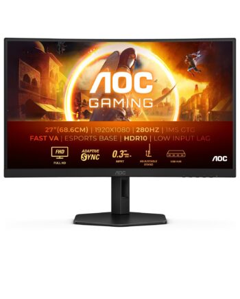 Aoc Gaming C27g4zxu 27 Quot  Fhd Curved Skærm 280hz Geekd Dk