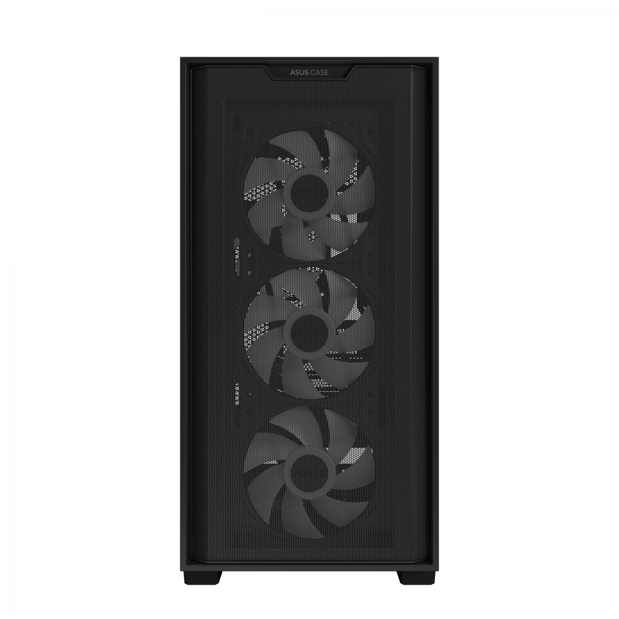 Asus A21 Plus Matx Case With   Pre-installed Argb Fans  Btf Support Black