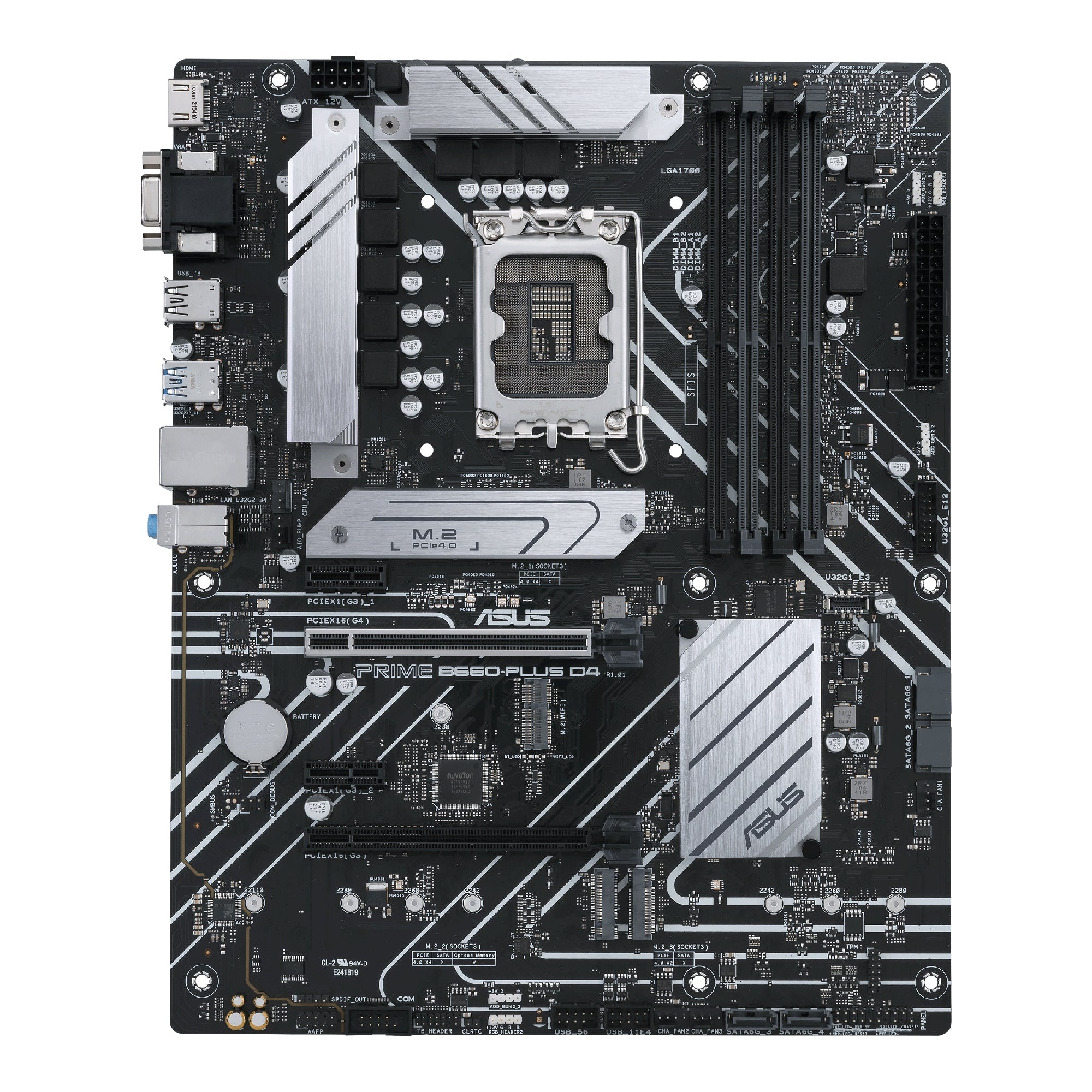 Asus Prime B660-plus D4  Atx  B660  Lga 1700  Ddr4  Bundkort
