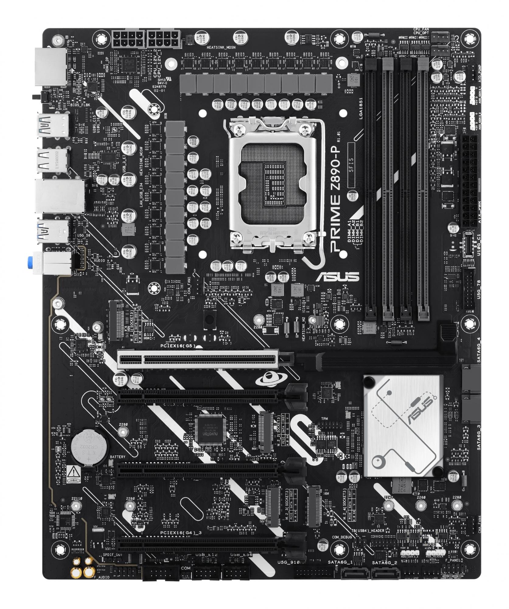 Asus Prime Z890- Atx Lga1851 Sokkel Intel Z890