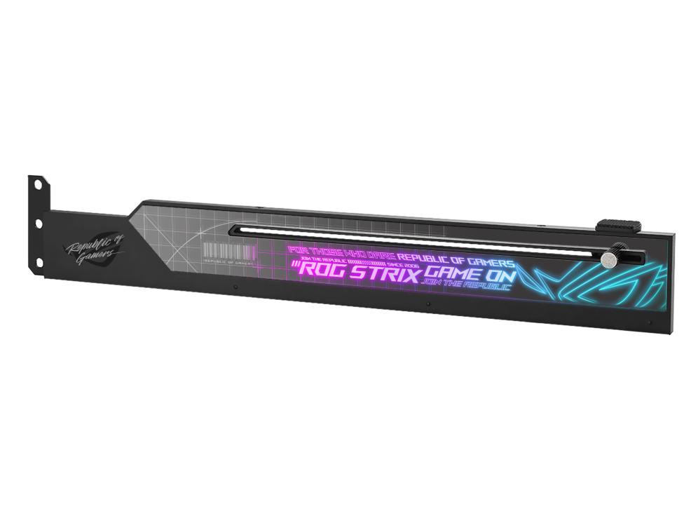 Asus Rog Strix Graphics Card Holder With Rgb