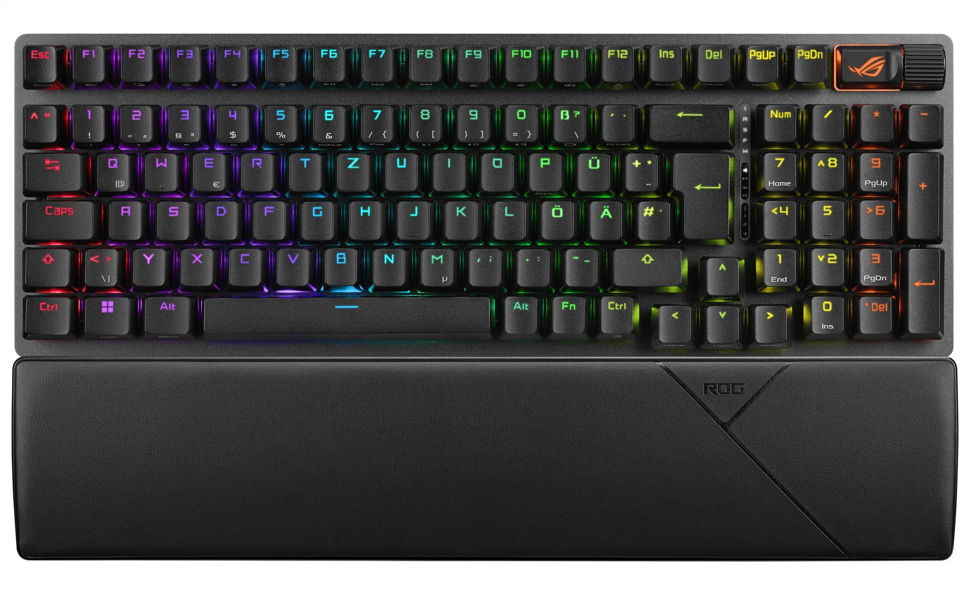 Asus Rog Strix Scope Ii 96 Wireless Rgb Gaming Keyboard Rog Nx Snow Switches Black