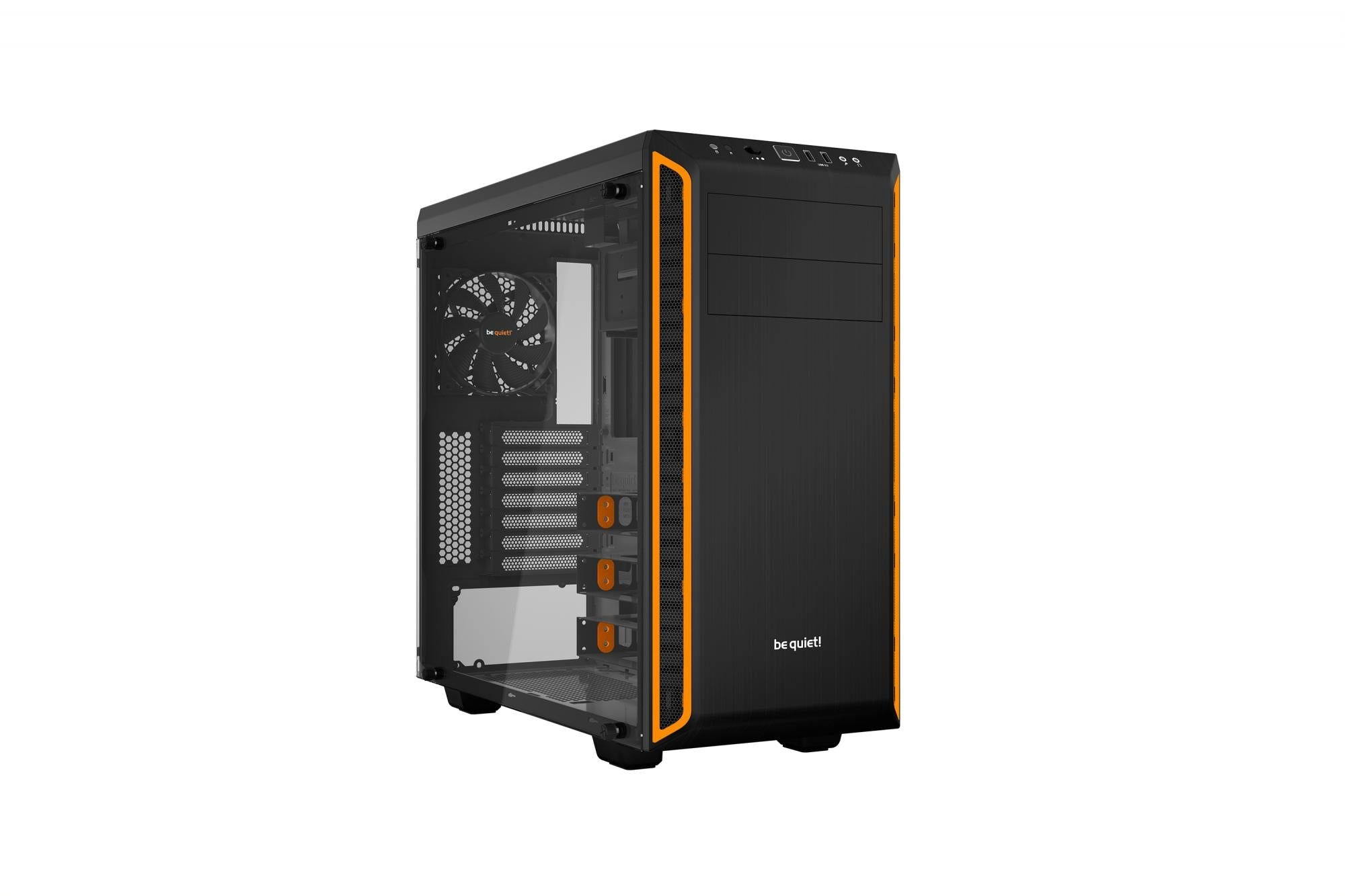 Be Quiet  Pure Base 600 Window Black Orange