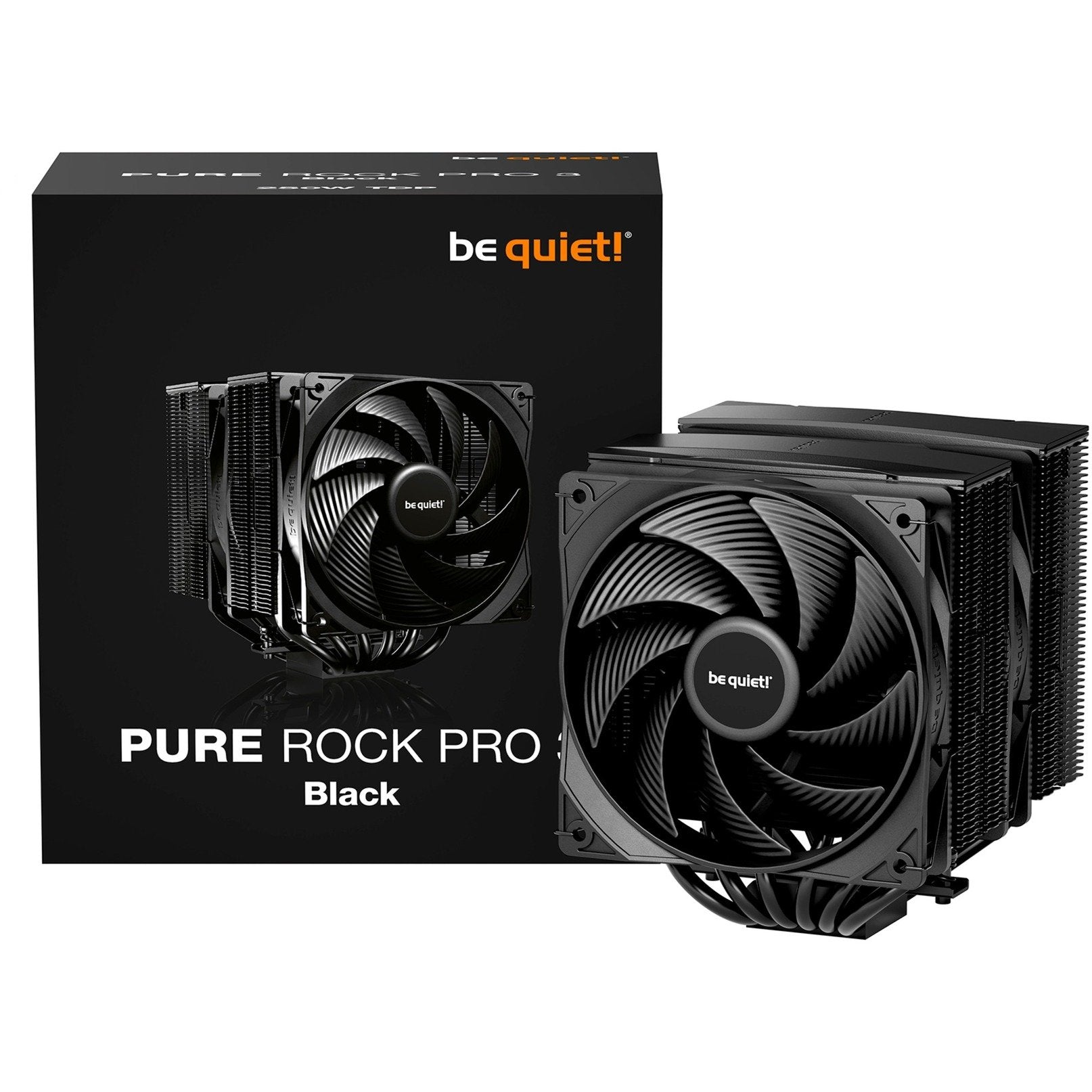 Be Quiet Pure Rock Pro   Black  Black  120 Mm  Cpu Køler Geekd Dk