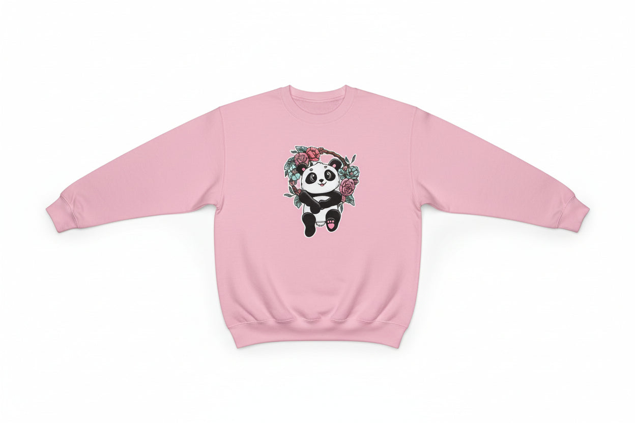 Beduna Blomstrende Hyggefis Sweatshirt Lyserød Geekd Dk