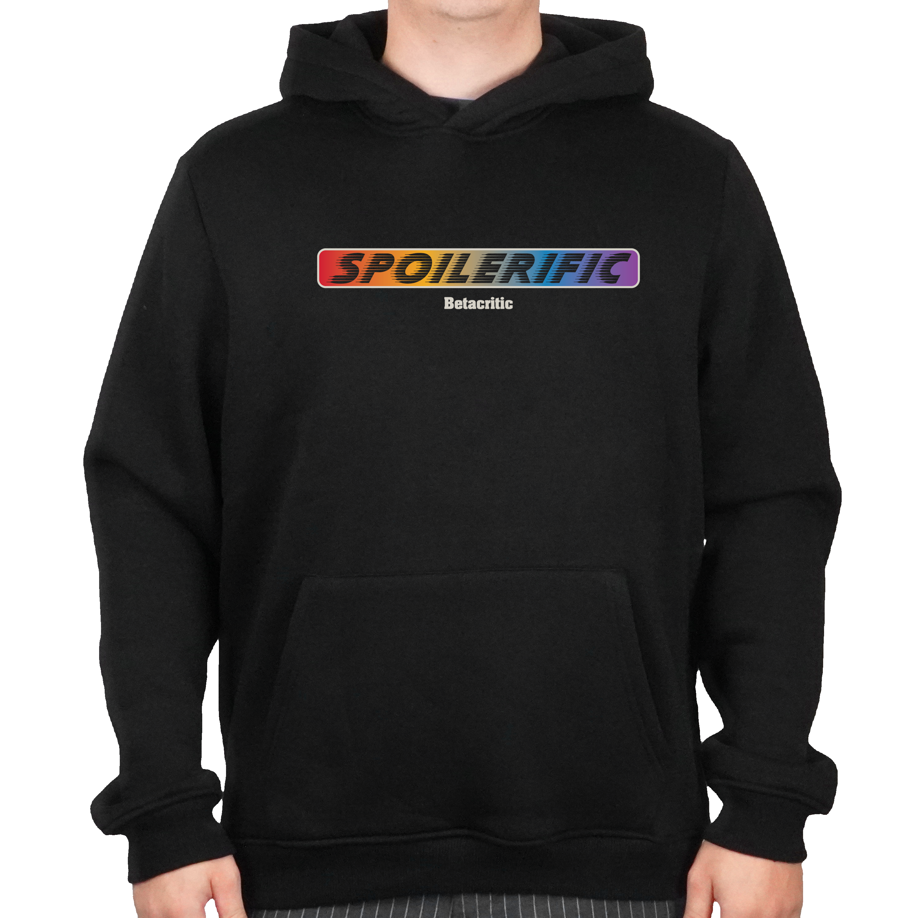 Betacritic Spoilerific Hoodie   Sort    -