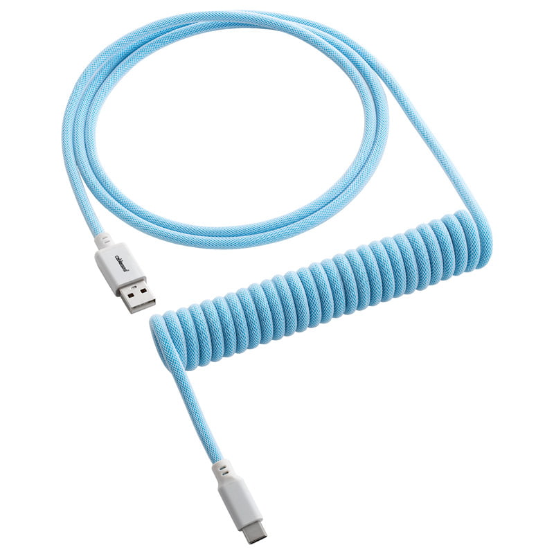 Cablemod Classic Coiled Keyboard Cable Usb-  To Usb Type    Blueberry Cheesecake 150cm