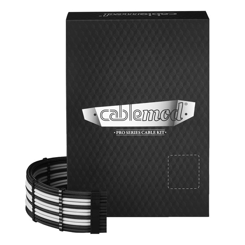 Cablemod Pro Modmesh  -series Axi  Hxi Rm Cable Kit Black White Kabelforlænger Geekd Dk