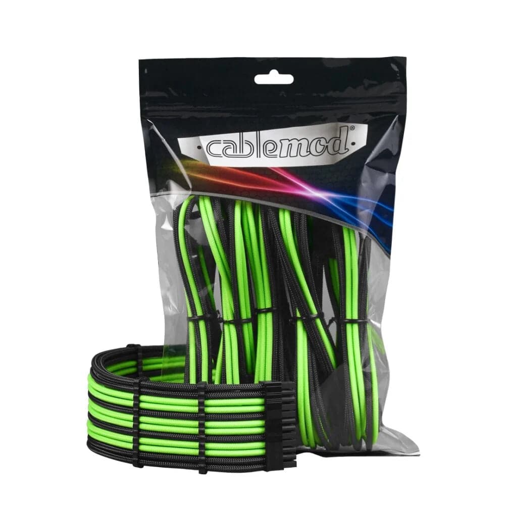 Cablemod Pro Modmesh Cable Extension Kit Sort Lysegrøn