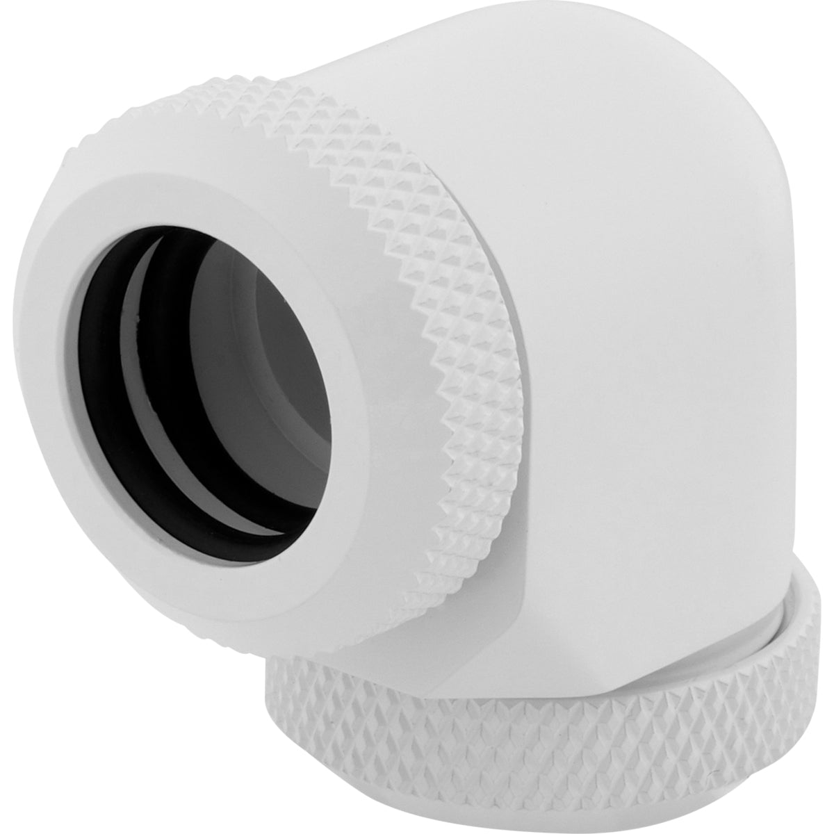 Corsair Hydro Series Xf Hardline 90â 12mm Od Vinklet Fitting Til Flydende Kølesystem -pack Hvid Vandkøling Geekd Dk