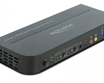 Delock 11481  -port Kvm Switch Hdmi 4k Sort Kabel   Adapter Geekd Dk