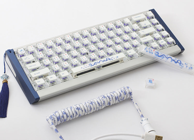 Ducky Outlaw65 Year Of The Dragon Limited Edition Pre-built Oriental Crystal Mx2a Purple