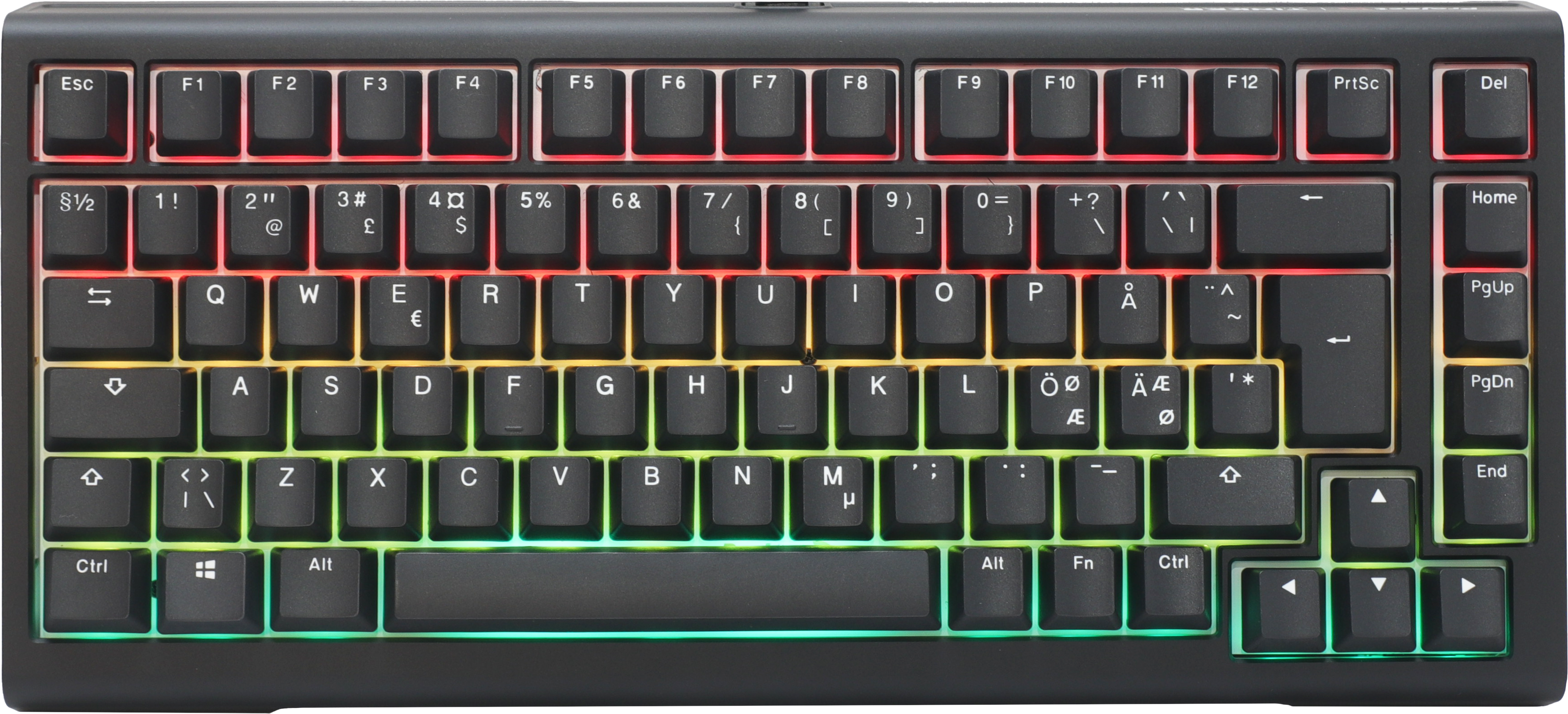 Ducky Tinker75 Prebuilt Iso Black Mx Cherry Blue