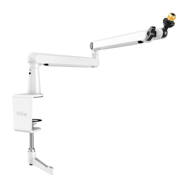 Fifine Bm88w Lavprofileret Mikrofonarm Hvid Geekd Dk