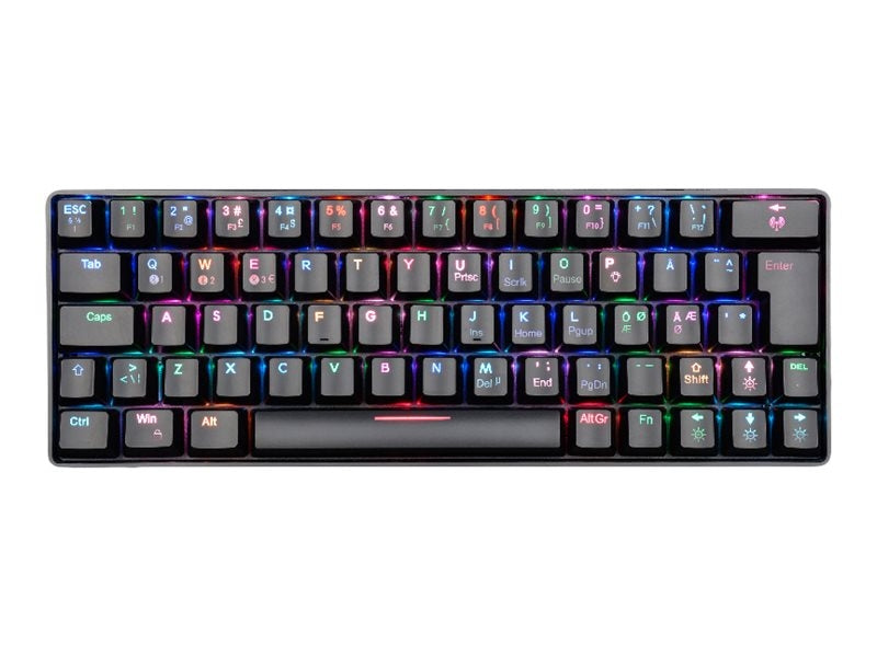 Fourze Gk60 Gaming Keyboard Us 60  Sort Tastatur Geekd Dk