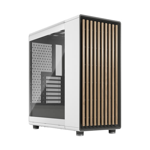 Fractal Design North Chalk White Window Clear Kabinet Geekd Dk