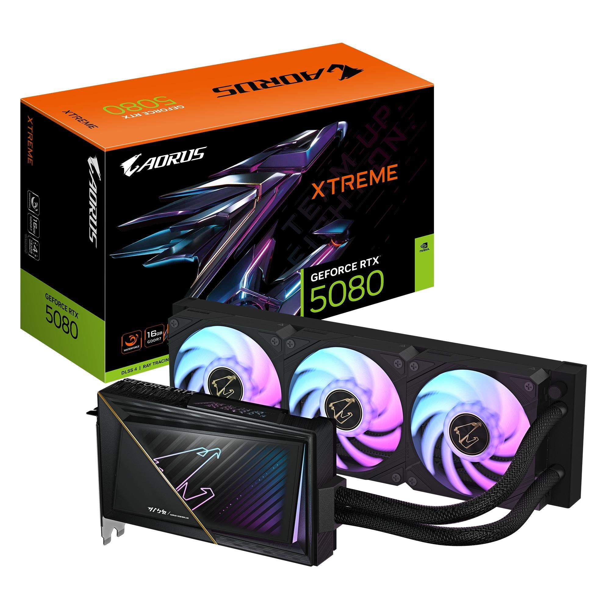 Gigabyte Geforce Rtx5080 Aorus Xtreme Waterforce 16gb Grafikkort Geekd Dk