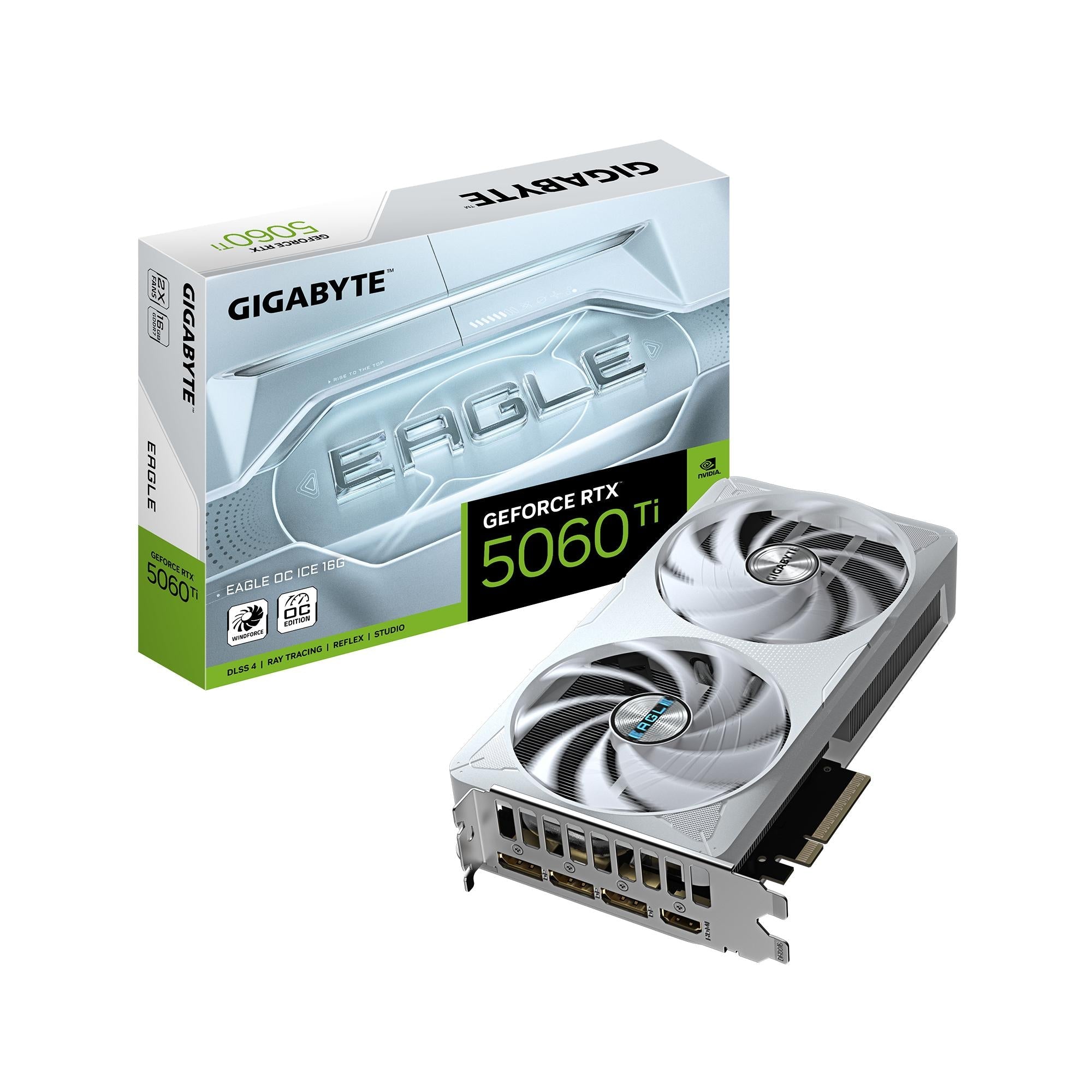 Gigabyte Geforce Rtx 5060 Ti Eagle Oc Ice 16g Grafikkort Geekd Dk