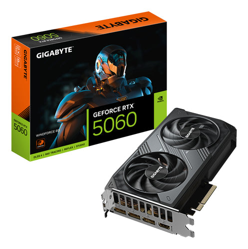 Gigabyte Rtx5060 Windforce 8gb Gddr7 Hdmi 3xdp Grafikkort Geekd Dk