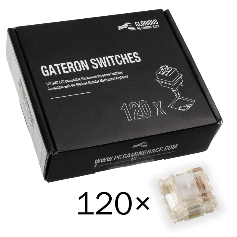 Glorious Gateron Klar Switches  120 Stk