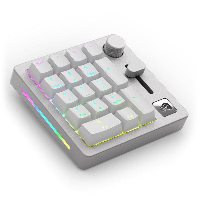 Glorious Numpad Prebuilt Wireless White Ice