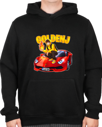 Goldenj Lambo Hoodie   Sort    -
