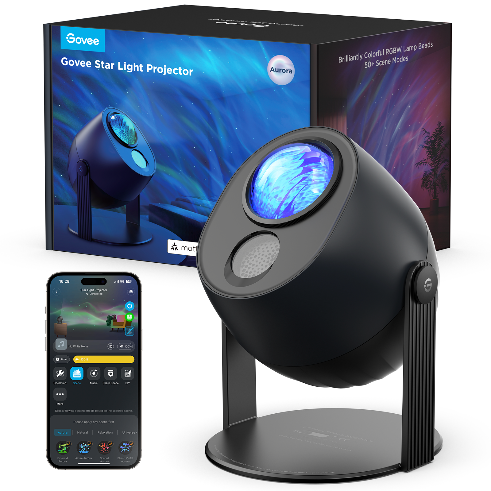 Govee H6094 Star Light Projektor  Ocean Wave  Led Lys Geekd Dk