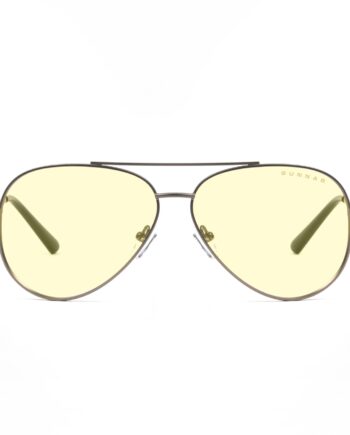Gunnar Maverick Gunmetal Amber Briller Geekd Dk
