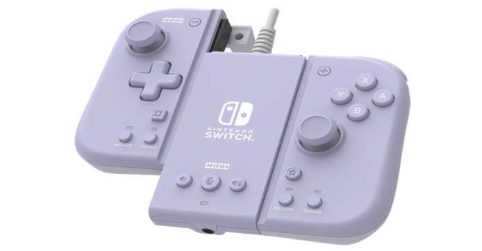 Hori Split Pad Compact Attachment Set Lavender