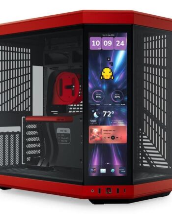 Hyte Y70 Touch Infinite Case  14    Black Cherry  Kabinet Geekd Dk