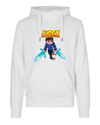 Judex Kriger Hoodie Hvid    -
