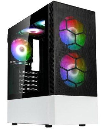 Kolink Observatory Mx Mesh Argb Midi Tower Case Black White