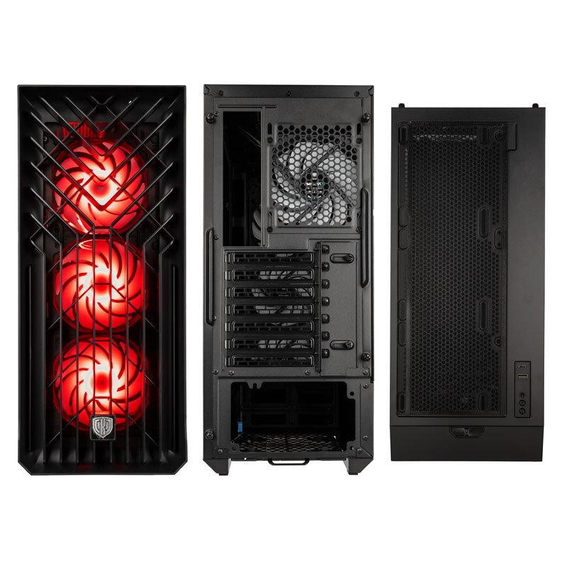 Kolink Unity Cascade Argb Midi-tower Kabinet- Sort