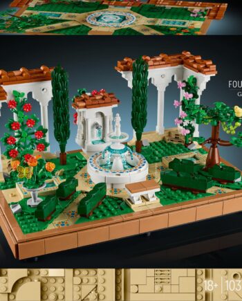 Lego 10359 Icons Fountain Garden