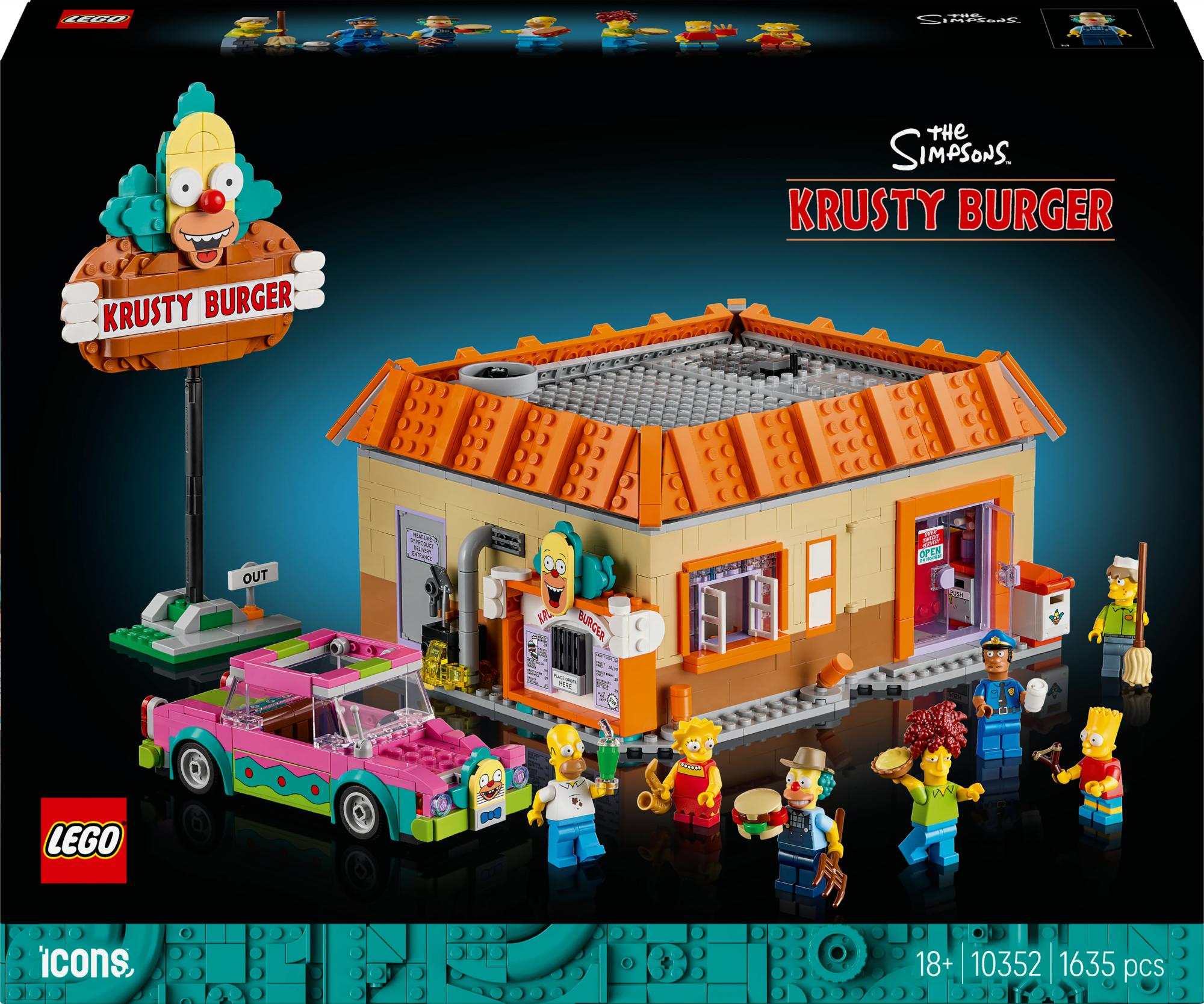 Lego Icons The Simpsonsâ : Krusty Burger  10352  Geekd Dk