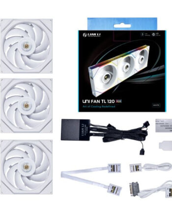 Lian Li Uni Fan Tl     Pack  Hvid 120mm Kabinet Blæser Geekd Dk