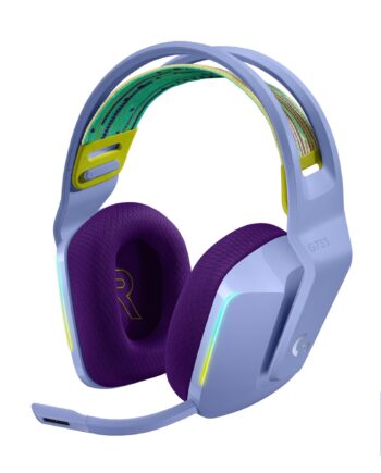 Logitech   G733 Lightspeed Wireless Rgb Gaming Headset Trådløs Headset Lilla