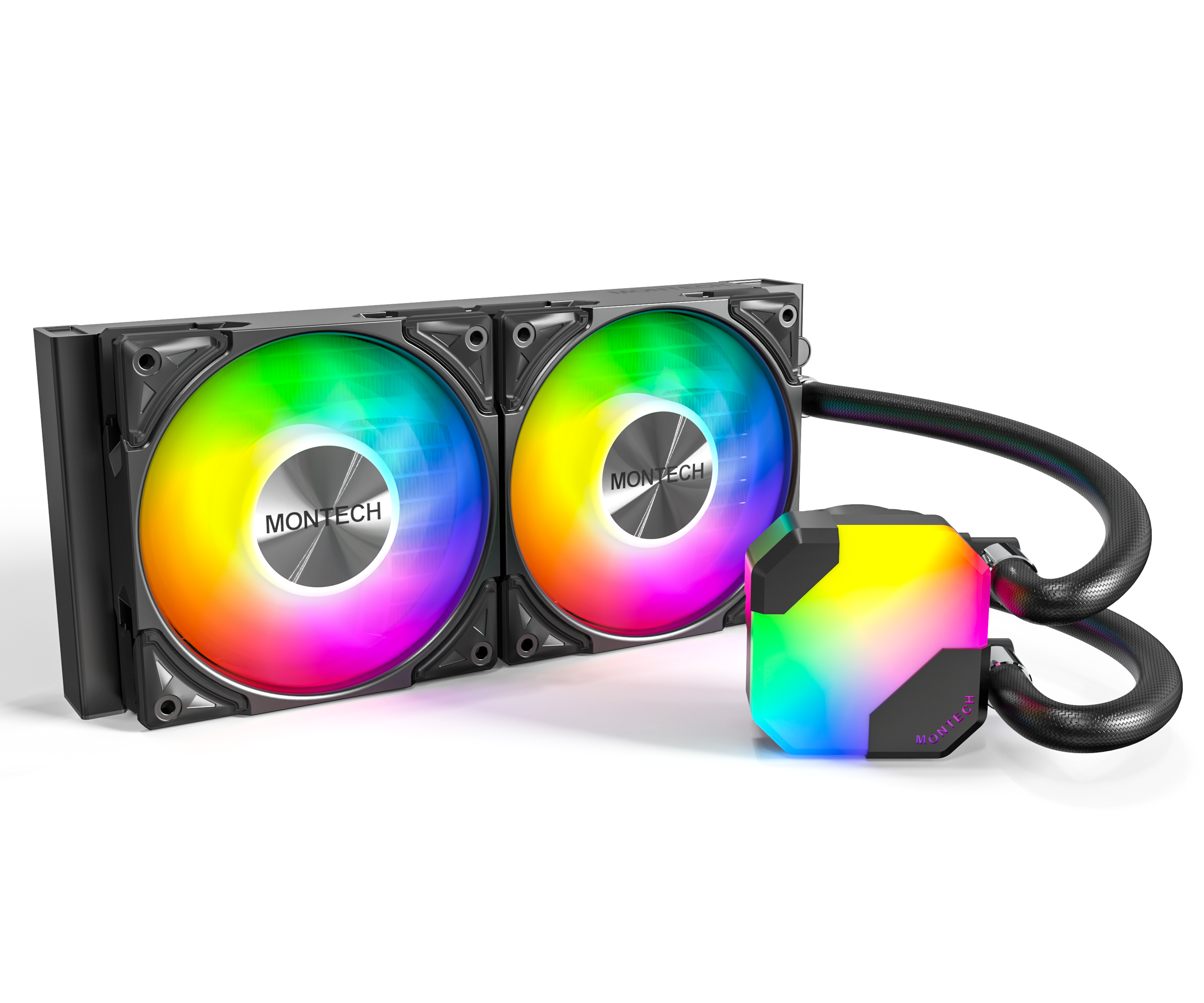 Montech Hyper Flow Argb 240 Aio  Black