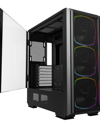 Montech Sky Two Gx Black Midi-tower   -atx  3x Argb Pwm Fans