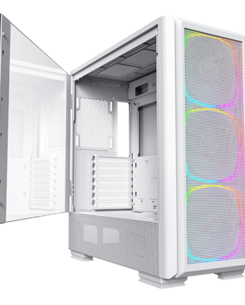 Montech Sky Two Gx White Midi-tower   -atx  3x Argb Pwm Fans