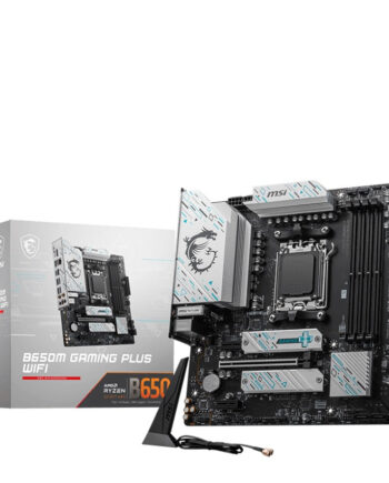 Msi B650m Gaming Plus Wifi Socket Am5 Motherboard  Black Silver  Bundkort Geekd Dk
