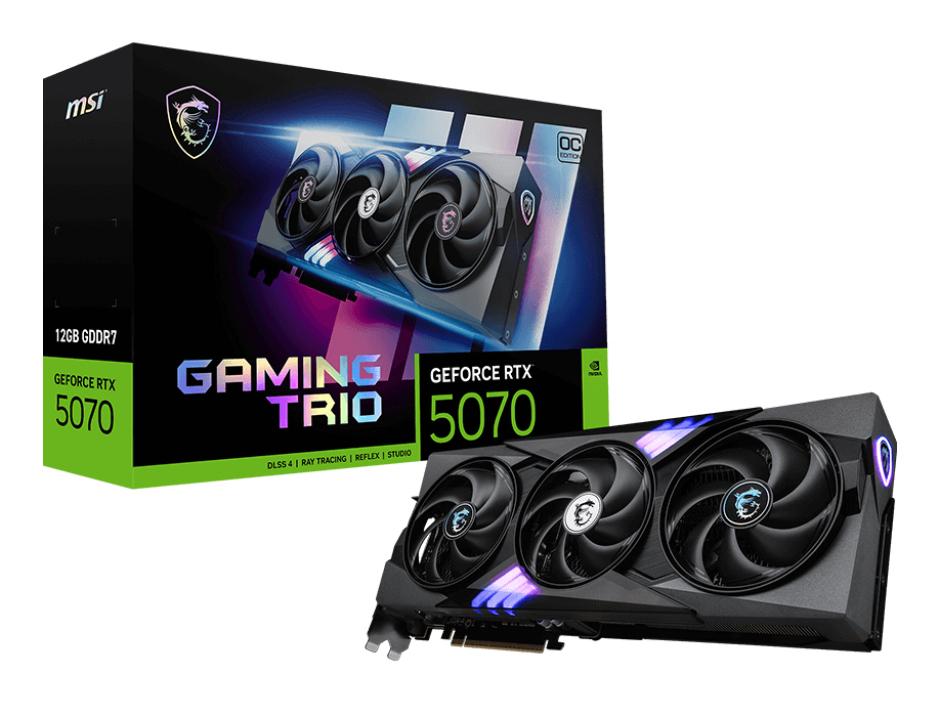 Msi Geforce Rtx 5070 12g Gaming Trio Oc