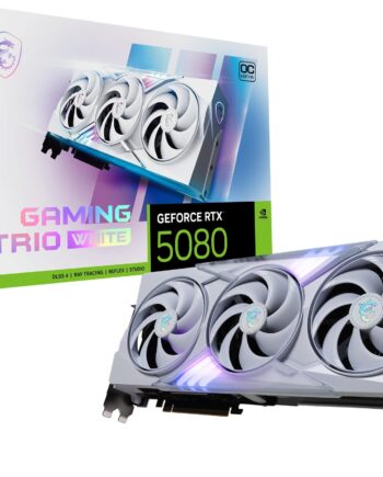 Msi Geforce Rtx 5080 16g Gaming Trio Oc  Hvid  Grafikkort Geekd Dk