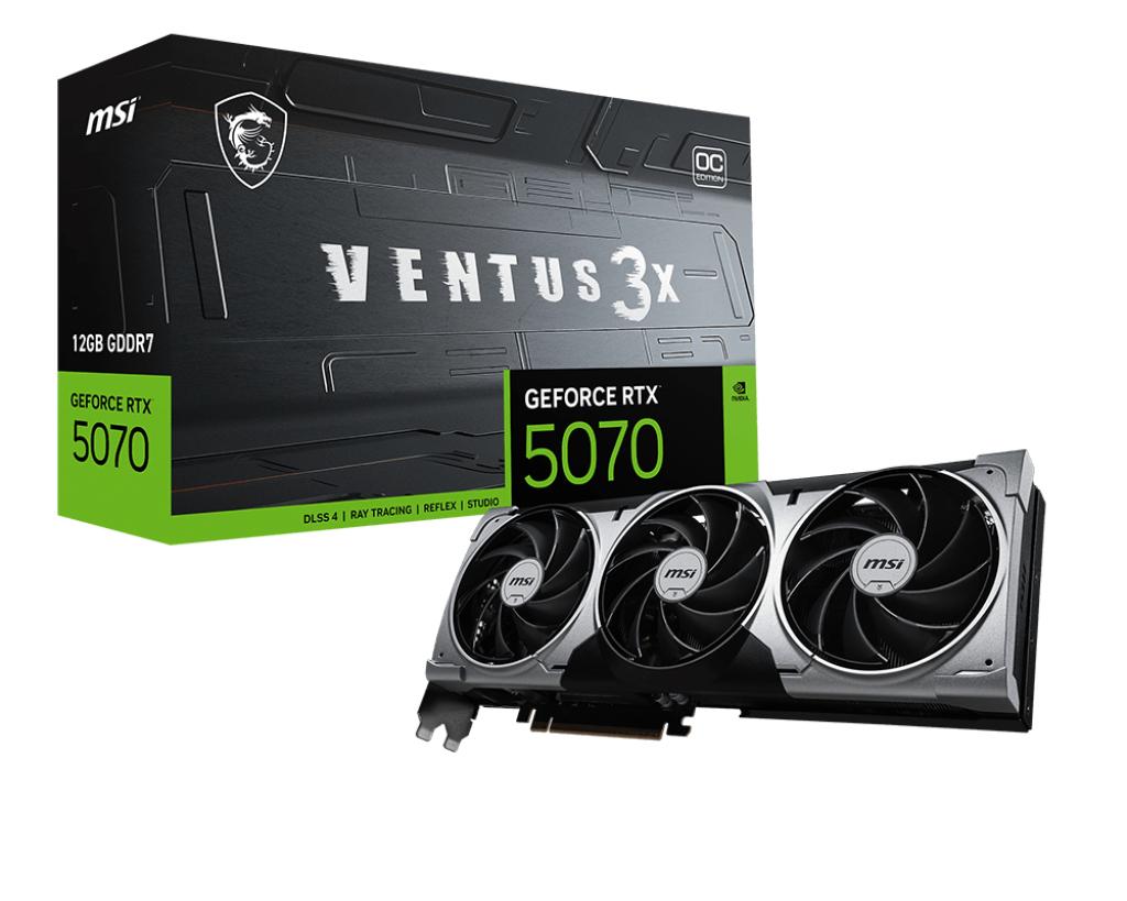 Msi Geforce Rtx 5070 12g Ventus 3x Oc Grafikkort Geekd Dk
