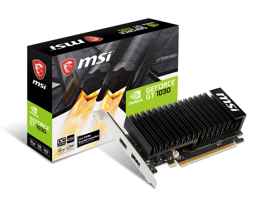 Msi Gt 1030 2ghd4 Lp Oc Grafikkort Geekd Dk