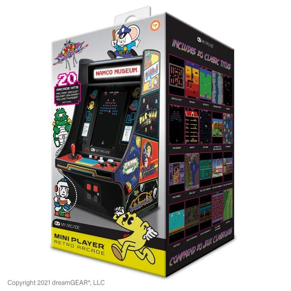 My Arcade Mini Player 10 Bandai Namcoâ Museum Hits 20 Arkademaskine Geekd Dk